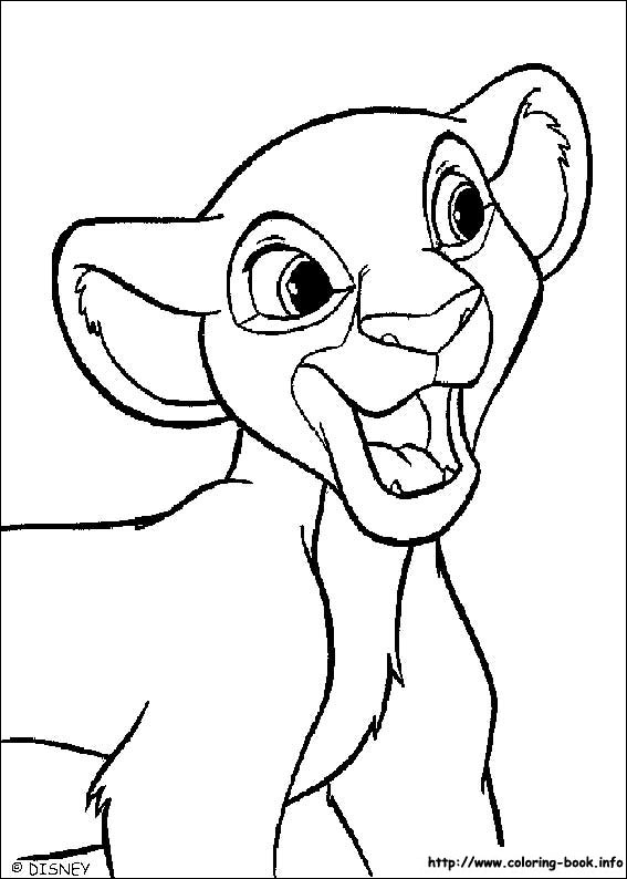 The Lion King coloring picture